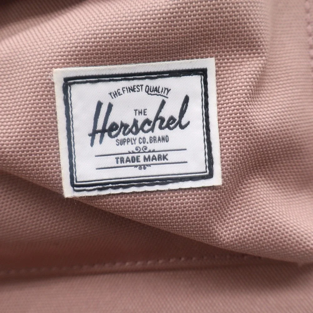 Herschel Supply Co Nova Mini Backpack Ash Rose Pink Canvas Small Travel Bag - Picture 2 of 15